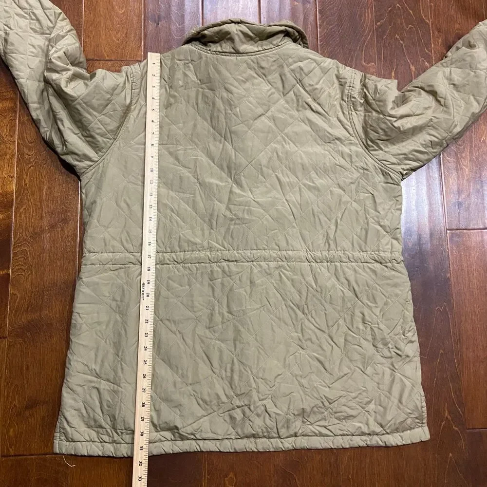 Columbia Copper Crest Novelty Jacket Tan Quilted Insulated Jacket Womens Size 2X - Picture 10 of 10